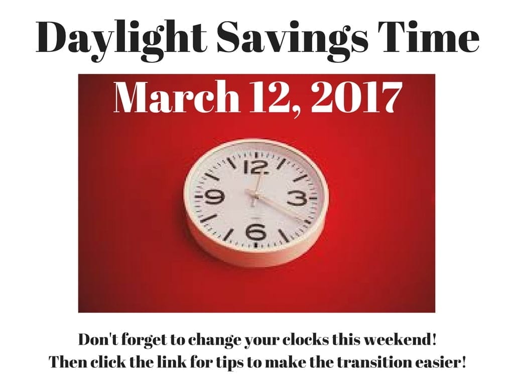 SAVING YOURSELF FROM DAYLIGHT SAVINGS TIME!